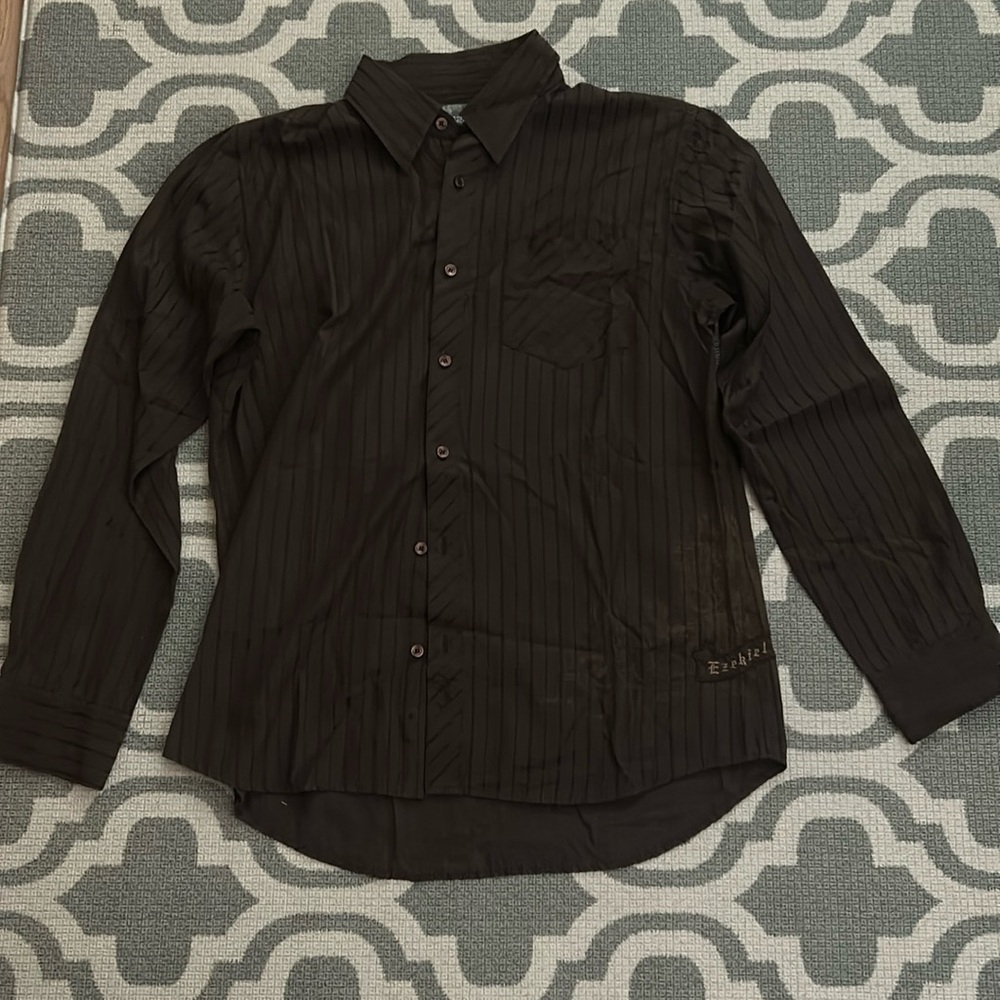Large Brown Ezekiel Long Sleeve Shirt